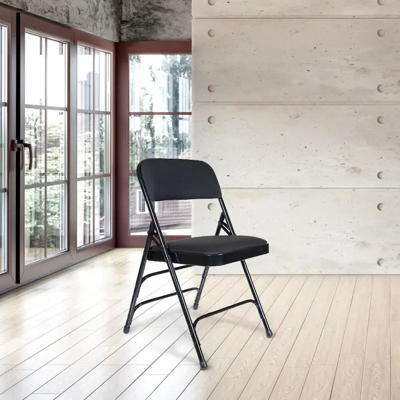 Chaise pliante Triple Renfort en Tissu, Lot de 4