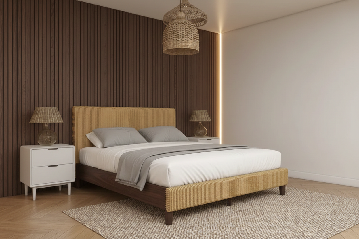 Wabi-Sabi Bedroom Bed Banner